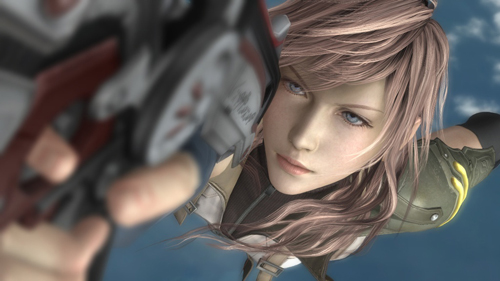 A screenshot of Square Enix's upcoming Final Fantasy XIII