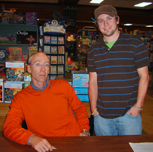Me and Steven Erikson, author of The Malazan Book of the Fallen